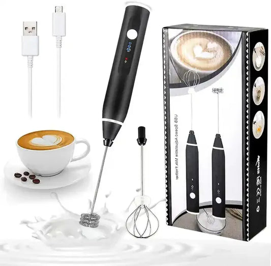 Automatic Rechargeable 2-in-1 Handheld Coffee & Milk Beater