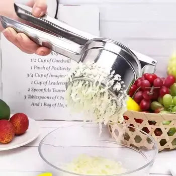 Stainless Steel Fruit Juice Squeezer & Potato Ricer