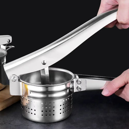 Stainless Steel Fruit Juice Squeezer & Potato Ricer